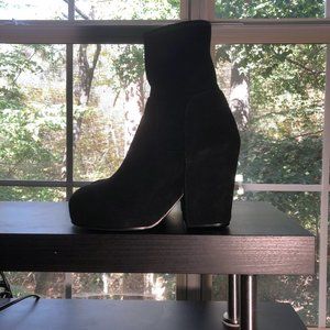 Random Identities Black Suede BO3 Boots